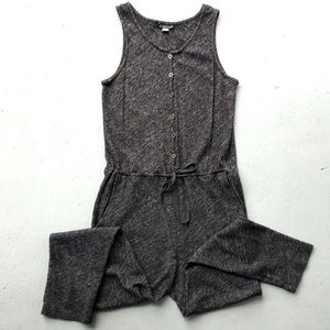 EILEEN FISHER Monochromatic One Piece Sleeveless Jumpsuit Ramie Romper